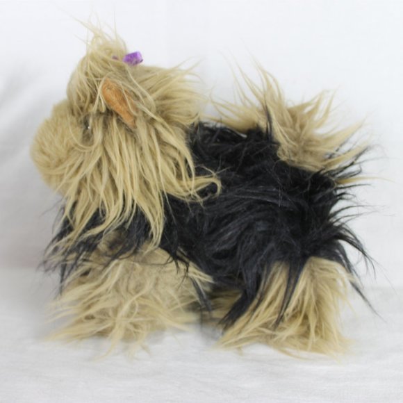 Battat Pucci Pups Carrier Yorkshire Terrier Pink Polka Dot Gold Flowers Zippers - Picture 10 of 16